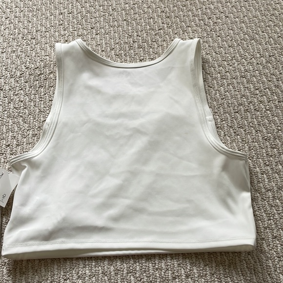 Zara Kids “keep active” logo white tank top with cutout  size 13-14 - Picture 5 of 5